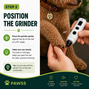 Position The Grinder